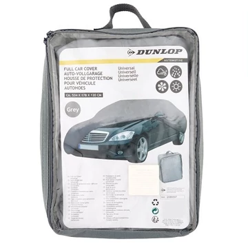 Dunlop autótakaró ponyva szürke színben - 534x178x120 cm-es méretben