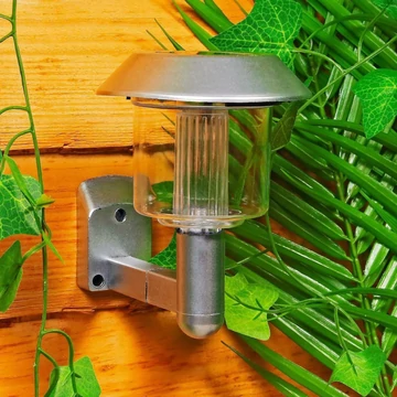 Grundig LED Szolár fali lámpa - Inox