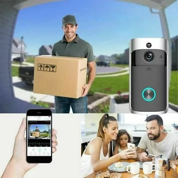 SmartHome vezeték nélküli akkumulátoros videótelefon