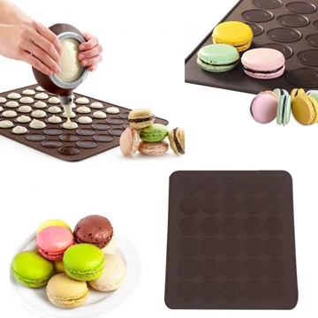 Szilikon macaron sütőlap