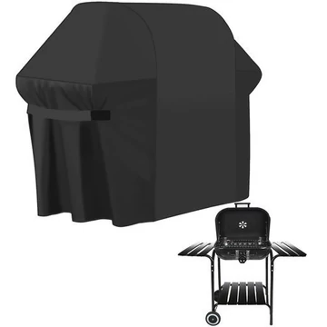 Grill takaró ponyva - fekete, 147x61x122 cm