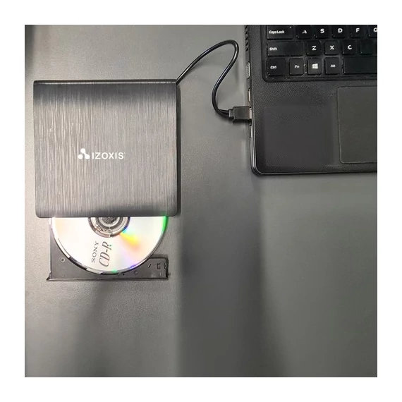 Professzionális Külső CD/DVD Író és Lejátszó USB-C Kábellel