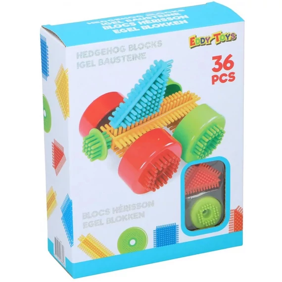 Tüskés építőjáték gyerekeknek - 36 db-os készlet