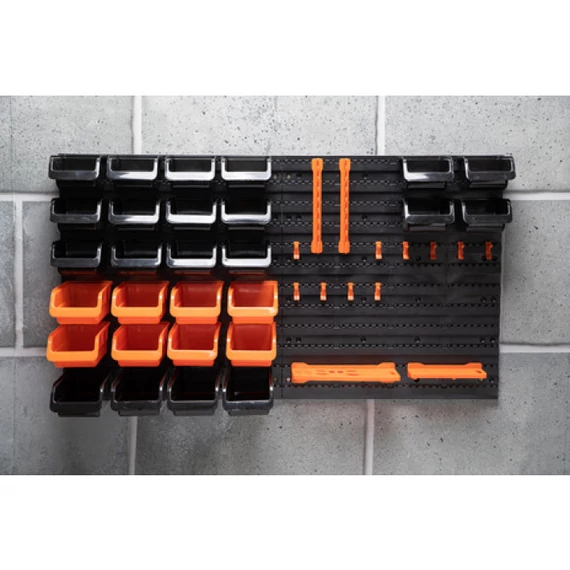 Black&Decker 43 részes fali szerszámrendező