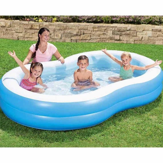 Bestway Felfújható medence - Hullámos alakú 262 x 157 x 46 cm