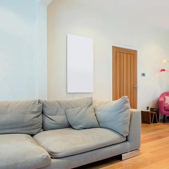 Yandiya infrapanel 800 W-s teljesítménnyel – fehér színben /60×120 cm/