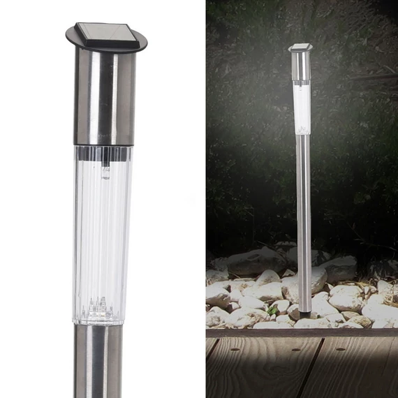 LED-es szolár oszlop lámpa - 70 cm-es magassággal - szezonvégi kiárusítás!