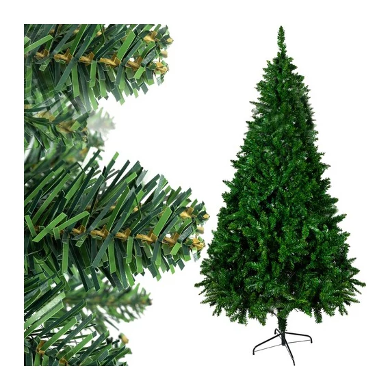 Karácsonyi műfenyő 220 cm állvánnyal
