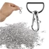 Kép 1/4 - Fémből készült karabiner-horog 500 db-os készlet