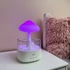 Kép 2/10 - Párásító és LED éjszakai lámpa - Esőhatás, 8 szín, 450 ml kapacitás