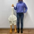 Kép 3/7 - Óriás Plüss Liba – 130 cm