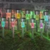 Kép 2/2 - 10 darabos napelemes RGB kerti lámpa csomag - inox
