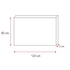 Kép 6/8 - Yandiya infrapanel 1200 W-os teljesítménnyel – fehér színben /80×120 cm/