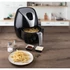 Kép 1/7 - Alpina hőlégkeveréses fritőz/légsütő digitális kijelzővel - 2,8 liter kapacitás 1300 W teljesítmény
