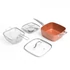 Kép 1/5 - Copper FryPan 4in1 szögletes tapadásmentes serpenyő