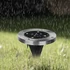 Kép 2/5 - Disk light 4 ledes napelemes nyomvonaljelölő lámpa készlet, hidegfehér , 4 db