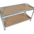 Kép 4/12 - 4 polcos fém állvány / salgó polc (150x75x30)