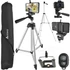 Kép 1/16 - Tripod állvány telefonhoz, kamerához, videokamerához - 1/4" menettel, távirányítóval