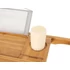 Kép 3/8 - Bambusz Fürdőkád Polc - Home Spa Élmény Bármikor