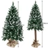 Kép 7/9 - Karácsonyi Műfenyő Hóeffekttel 180 cm - 2in1 + Állvány