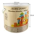 Kép 2/7 - Fa kocka készlet - 100 db-os