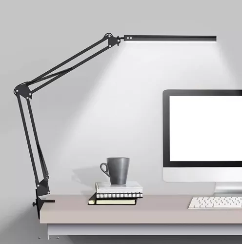 2 az 1-ben USB asztali lámpa - fekete