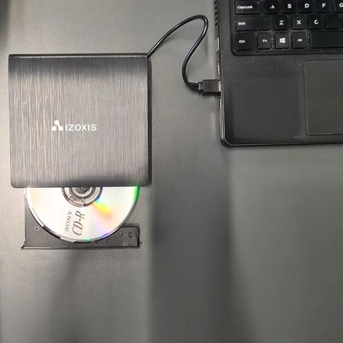Professzionális Külső CD/DVD Író és Lejátszó USB-C Kábellel