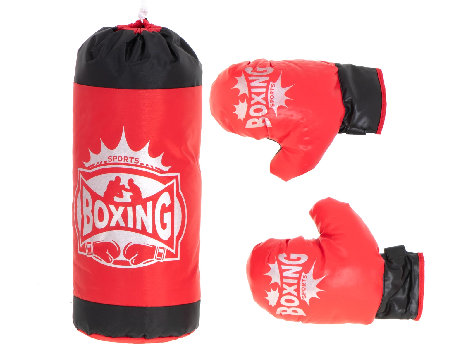 Boxzsák és boxkesztyű szett gyerekeknek