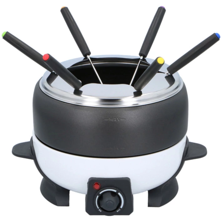 Fondue készlet - fekete-fehér